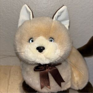 Vintage Mervyns Playful Pals Siamese Cat Kitten Plush 11” Stuffed Toy Lovey EUC